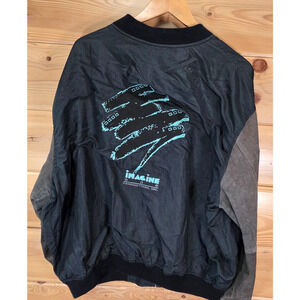 VTG Sichel Imagine One Productions Jacket Men Large 80s 90s Promotional Sports
